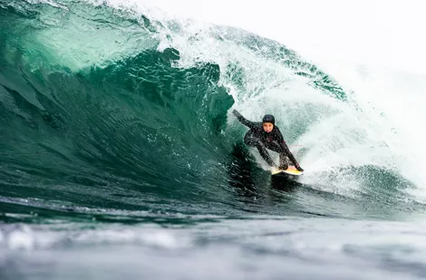 Erin Brooks getting barrelled in Canada