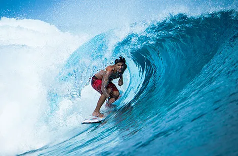 Medina getting barrelled