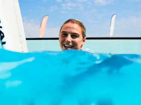Portrait of Molly Picklum at URBNSURF Melbourne