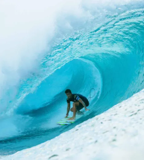Sam Pupo getting barrelled